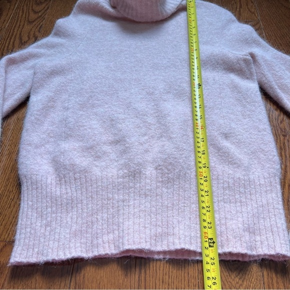 Aritzia Babaton Plutarch Pink Turtleneck Knit Alpaca Wool Sweater - Sz XS - Picture 14 of 15